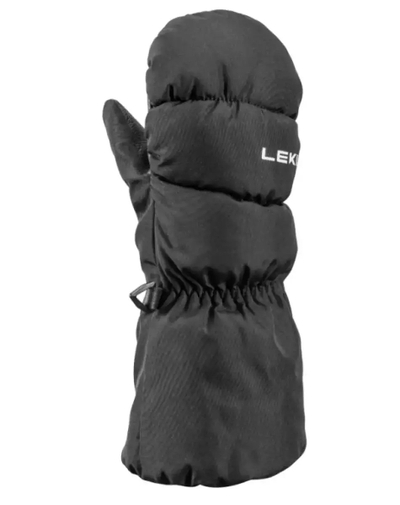 Doreza skish Leki Kid's Little Glace Zero Mitt Long për kalamoj, të papërshkueshme nga uji, të zeza