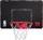 Kosh basketbolli mini Wilson NBA Forge Team WTBA3001FRGNBA, tabelë 12 x 18, top 5.5", i zi