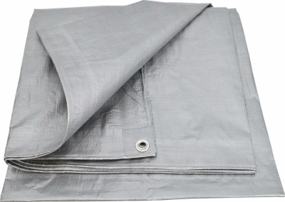 Заштитна церада AWTOOLS Silver Tarp 120g 8x12m, отпорна на УВ, сребрена