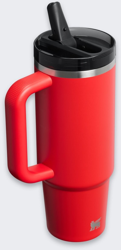 Gotë termike Stanley Quencher ProTour Flip Straw, 0.89L, çelik inox, e kuqe