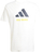 Bluzë Adidas Real Madrid 24/25 Seasonal Graphic Tee M JM2124, pambuk, e bardhë
