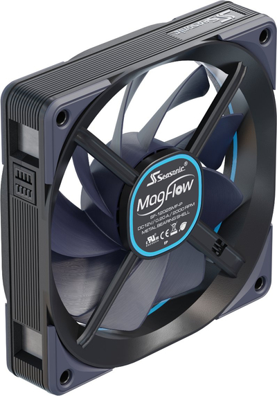 Set ventilatoresh PC MagFlow 3 Fan Kit 120mm PWM, 3 ventilatorë, i zi