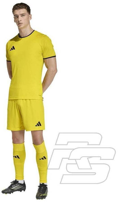 Fanellë futbolli Adidas Entrada 26, poliester 100%, ClimaCool, e verdhë
