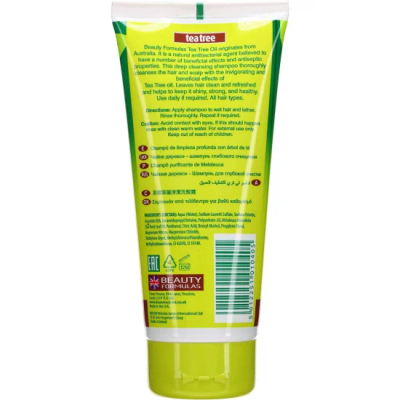 Shampo për flokë Beauty Formulas Tea Tree, 200 ml