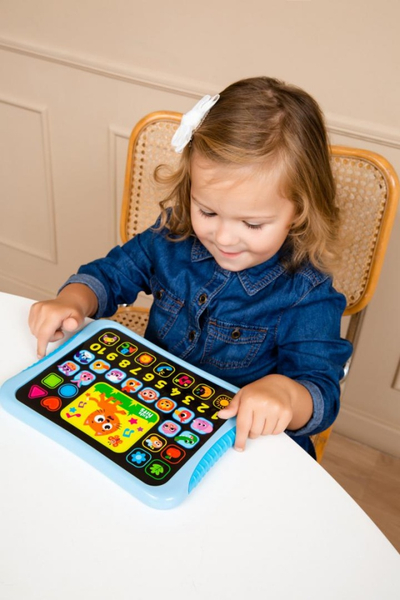 Tablete edukative për fëmijë My First Interactive Tablet, mësim interaktiv, tinguj dhe meloditë, shumëngjyrëshe