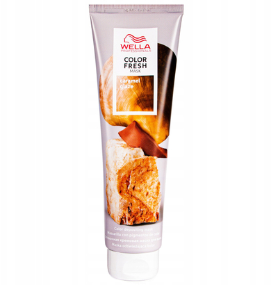 Maskë ngjyruese për flokë Wella Color Fresh Caramel Glaze, 150ml, për rifreskim ngjyre, karamel