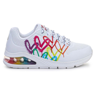 Atlete Skechers Uno 2 Floating Love W 155521, për goca, të bardha