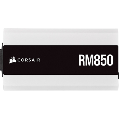 Напојување Corsair RM850 2021, 850W, 80PLUS Gold, 140mm вентилатор, бело