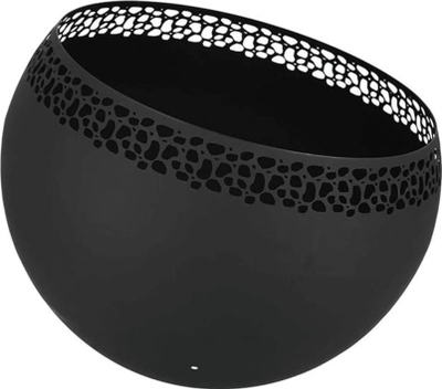 Vatrë zjarri kopshti Esschert Design Ball Speckles, metal, dizajn sferik, e zezë