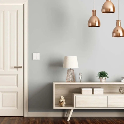 Çelës muri smart ZigBee Tuya, 4 butona, pa tela, i bardhë