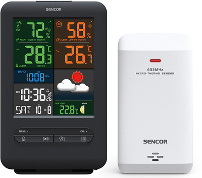 Sencor SWS 7300 Метеоролошка Станица, Црна