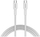 Kabllo USB C në USB C Canyon OnWire 60CL, 1m, 60W, e bardhë