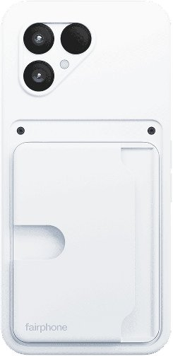 Mbajtëse kartash Fairphone Card Holder V1, për Fairphone 6, kapak i pasëm, gri