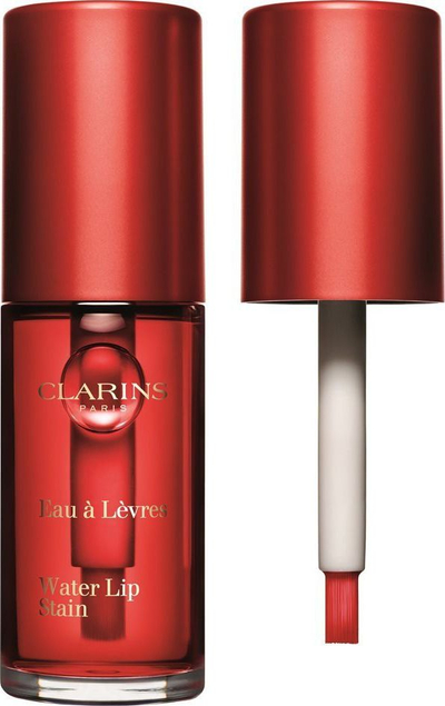 Боја за усни Clarins Water Lip Stain No.03 Water Red, 6ml, црвена