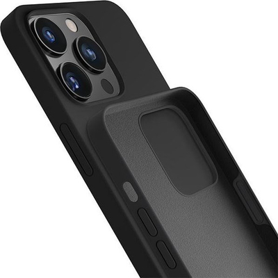 Kapak silikoni 3MK Silicone Case për iPhone 13 Pro Max 6.7", i zi
