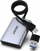 Adapter video Unitek V1427A01, USB C edhe USB A në 2x HDMI, Full HD, gri