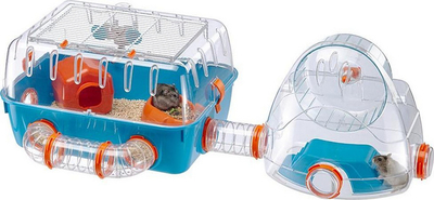 Kafaz për hamsterë Ferplast TUBE LINE COMBI 2 CAGE 19837, 79.5 x 29.5 x 26.3 cm
