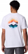 Bluza Columbia Kettle River Outdoor Tee, për meshkuj, pambuk poliester, e bardhë