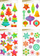 Stickerë dekorativë MFP Christmas Glitter VA024, 20x30cm, me motive festive shumëngjyrëshe