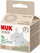 Цуцла NUK for Nature M, 6m+, комплет 2 парчиња, проѕирна