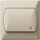 Buton i ziles Ospel (ŁP-6A/01), 250 V, bezhë