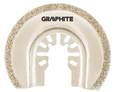 Teh gjysmë-rrethor për multi-vegjë Graphite 56H063, 65mm, veshje diamanti, gri grafit