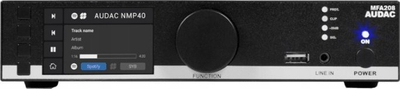 Amplifikator audio Audac MFA208, 2 x 40W 4 Ohm, 80W 70/100V, i zi