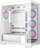 Kutia kompjuterike DeepCool CG580 4F WH, MIDI Tower, me 4 ventilatorë 120mm, e bardhë