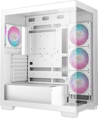 Kutia kompjuterike DeepCool CG580 4F WH, MIDI Tower, me 4 ventilatorë 120mm, e bardhë