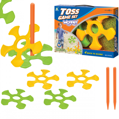 Lojë hedhje Woopie Toss Game Set, 3 unaza, për jashtë