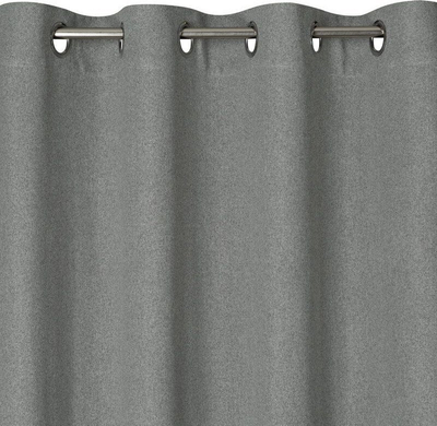 Perde Eurofirany Lidia, 140x250cm, material poliester, gri