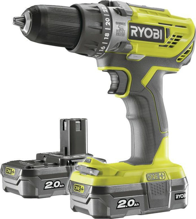 Turjelë Ryobi R18PD3-220SPa Tela 18V me 2 Bateri 2 Ah