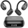 Спортски слушалки TOZO OpenEgo, True Wireless отворен тип, Bluetooth 5.3, со двоен микрофон, црни