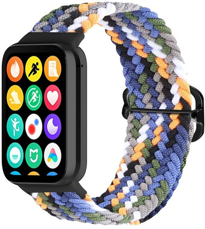 Rrip dore për Xiaomi Mi Band 8 Pro, najlon i endur elastik, me shumë ngjyra denim