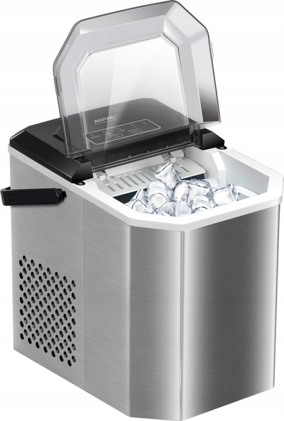Prodhus akulli MPM MKD-04M, 12 kg në ditë, portativ, argjendtë