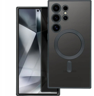 Mbështjellës telefoni OEM Electro Mag Cover për Samsung Galaxy S25 FE, me MagSafe, i zi