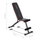 Stol fitnesi HMS LS1203, i rregullçëm, 100 kg, i zi