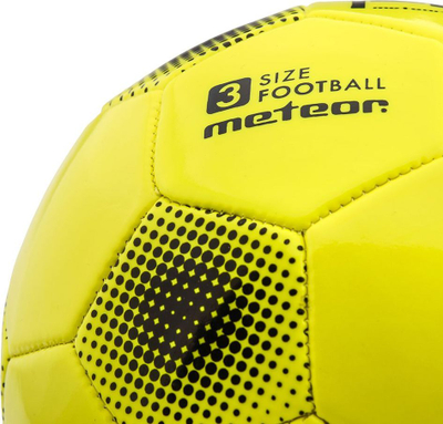 Top futbolli Meteor FBX, madhësia 3, për kalamoj, i verdhë neon