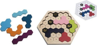 Lojë puzzle BS Toys Beezzz, 30 karta sfidash, edukative, shumëngjyrëshe