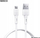 Kabllo Remax Leya Series RC-C093 A-L, USB në Lightning, 1m, 2.4A, e bardhë
