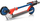 Trotinet për kalamaj Meteor Sunny V 22546, alumin, timon që rregullohet, blu e kuqe