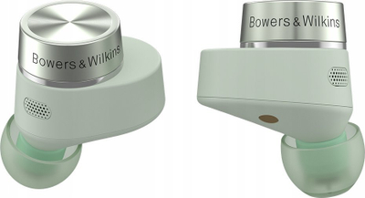 Kufje wireless Bowers &amp; Wilkins PI5, in ear, true wireless, jeshile të çelta