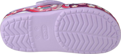 Sandale për kalamaj Crocs Kids Unicorn Clog, 1-4 vjeç, me rrip mbrapa, lejla