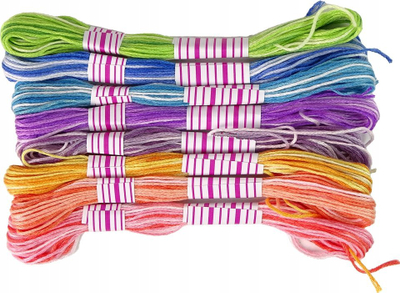 Set DIY bizhuteri për byzylykë LeanToys, rruaza plastike, fije shumëngjyrëshe