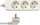 Shirit elektrik REV Power Strip 3-way Standard, 5m, i bardhë