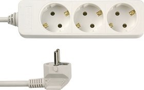Shirit elektrik REV Power Strip 3-way Standard, 5m, i bardhë