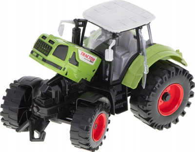 Lodër traktor ferme Zhong Sheng 950 me rimorkio, plastik, jeshil