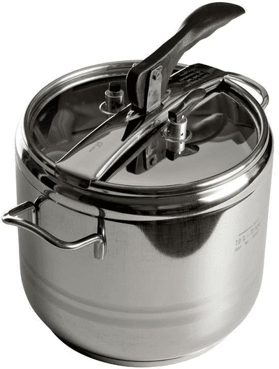 Set tenxhere presioni Profi, 4L dhe 7L, fund 3 shtresa, ngjyrë argjendi