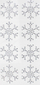 Ngjitës dekorativ Craft with Fun Crystal Snowflakes, vetëngjitës, në formë flok dëbore, shumëngjyrësh