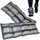Pesha për kyç Enero Fit, set 2x4 kg = 8 kg, me rrip Velcro, gri